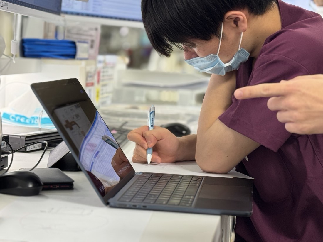 デスクで学ぶローテーター